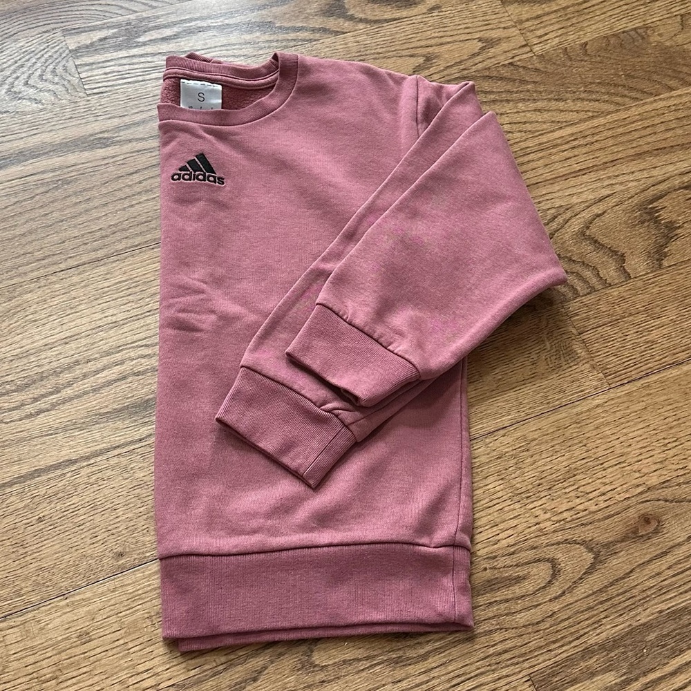 Adidas Mauve Crewneck Sweater Youth